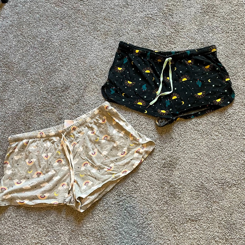 2 Pair Pajama Shorts